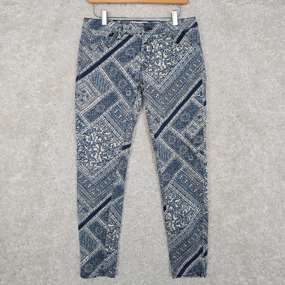 Denim Supply Ralph Lauren Womens Skinny Ankle Zip Jeans Size‎ 28 Boho Y2K